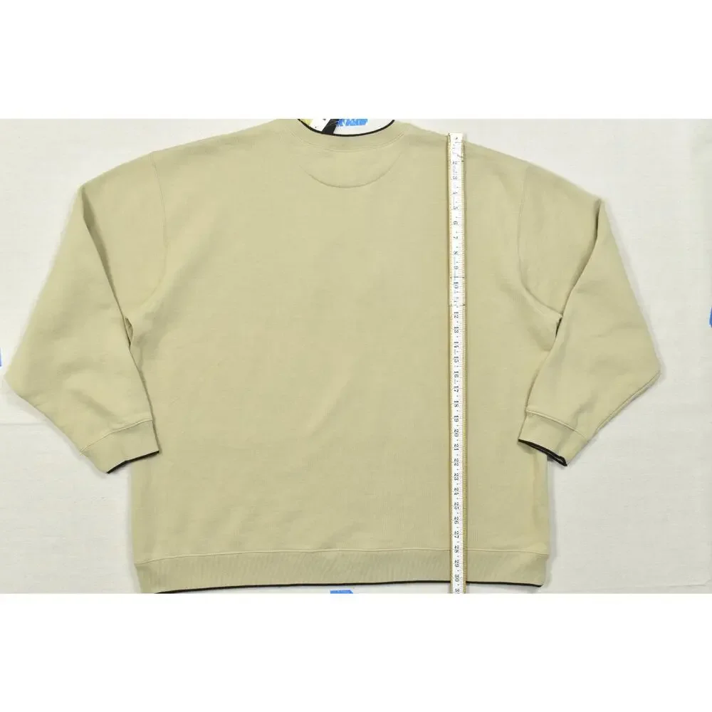Croft & Barrow XXL Legends Outfitters Tan Embroidered Lab Dog Fleece Sweatshirt - Picture 2 of 8